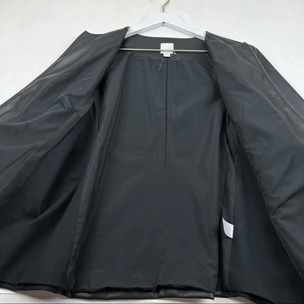J. Jill Faux Leather Zip Jacket - Picture 10 of 10